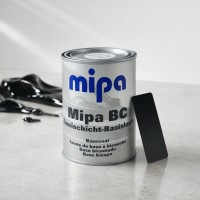 MIPA Эмаль (краска) базовая SUPER BLACK (цвет: глубокий черный) 1л