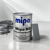 MIPA Эмаль (краска) базовая AUDI - VW LA7W Reflexsilber 1л