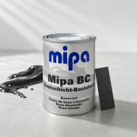 MIPA Эмаль (краска) базовая AUDI - VW LB7V Graphit met 1л