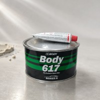 HB BODY Шпатлевка полиэфирная с микро стекловолокном 617, 1кг