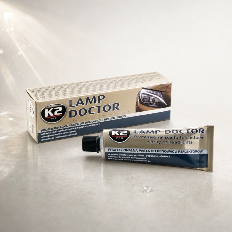 K2 Полировальная паста для фар LAMP DOCTOR, 100гр
