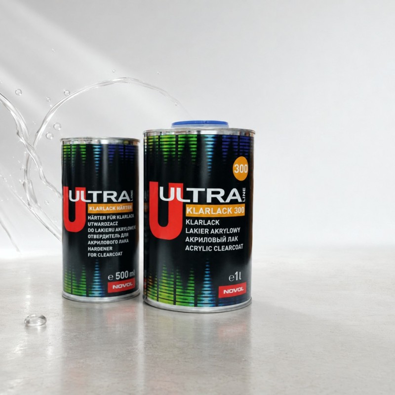 ULTRA Бесцветный акриловый лак Klarlack 300 1л + 0,5л отв