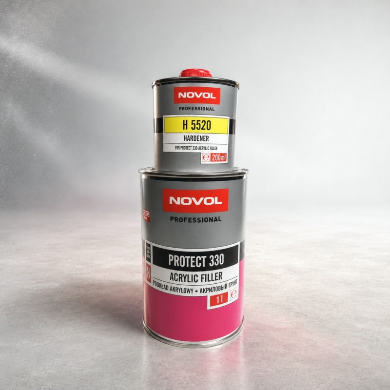 NOVOL Акриловый грунт-наполнитель Protect 330 TRIO 5+1 HS 1л.+0,20л