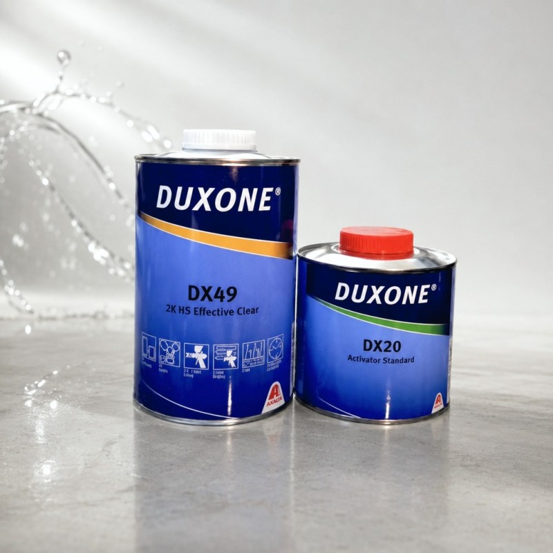 DUXONE Суперпрочный бесцветный акриловый лак DX-49 UHS 1л + 0,5 отв. DX20