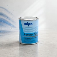 MIPA Структурная эмаль (краска) Bumper Paint по пластику (для бамперов), серая 1л