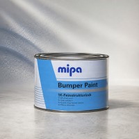 MIPA Структурная эмаль (краска) Bumper Paint по пластику (для бамперов), серая 0,5л