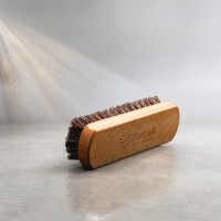 DETAIL Щетка для очистки кожи, универсальная, 14.5x4.7 см, натуральный ворс