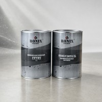 RONIX Цинконаполненный грунт 1:1, 0.8л + 0.8 отв. для цинк. материалов