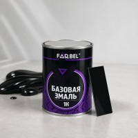 FARBEL Эмаль (краска) базовая LADA 676, Черная жемчужина 1л.