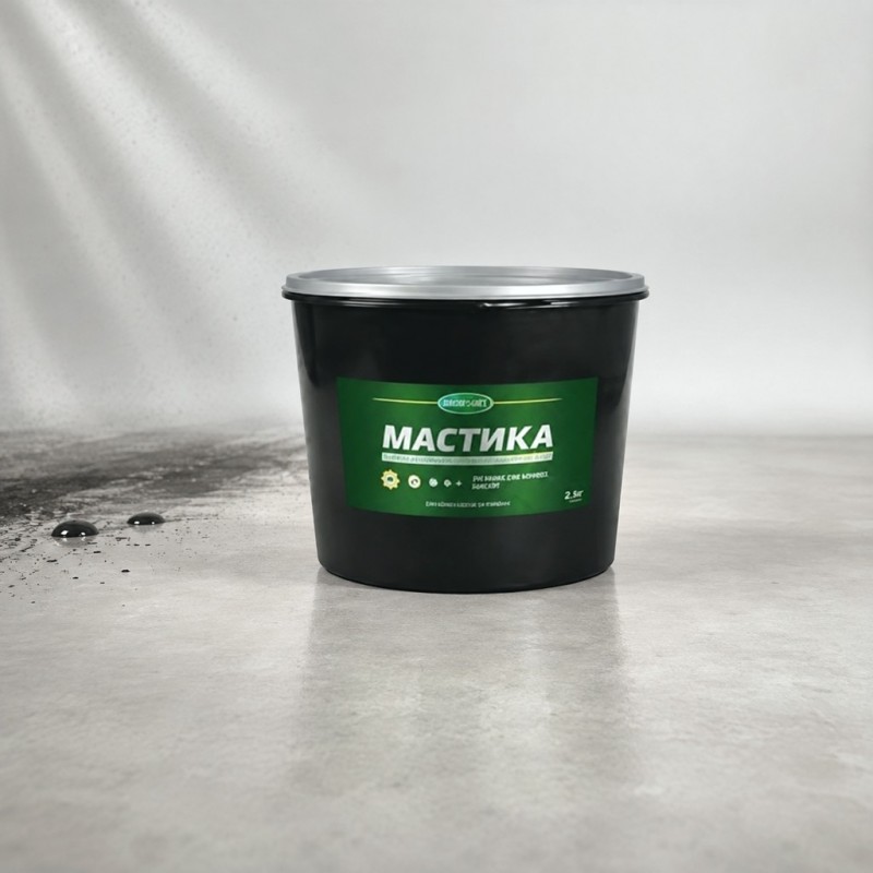OilRight Мастика битумно-каучуковая смесь Бикор 2кг в пластиковой банке