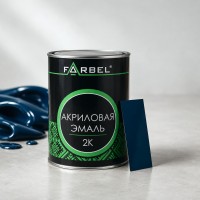 FARBEL Эмаль (краска) акриловая 2K LADA 420 Балтика 0.8л, БЕЗ ОТВЕРДИТЕЛЯ