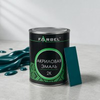 FARBEL Эмаль (краска) акриловая 2K LADA 377 Мурена 0.8л, БЕЗ ОТВЕРДИТЕЛЯ