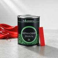FARBEL Эмаль (краска) акриловая 2K LADA 170 Торнадо 0.8л, БЕЗ ОТВЕРДИТЕЛЯ