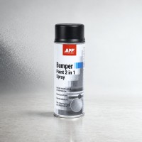 APP Структурная эмаль (краска) Bumper Paint 2 in 1 Spray по пластику (для бамперов), аэрозоль 400мл