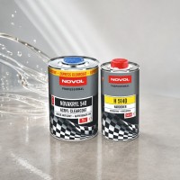 Novol Бесцветный акриловый лак NOVAKRYL 540 express быстрый 1л + отв 0.5л 5140