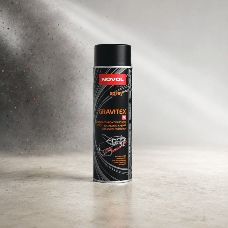 NOVOL Антигравийное антикоррозийное покрытие GRAVIT 600 Spray 500 мл