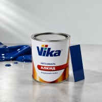 VIKA Эмаль (краска) алкидная воздушной сушки LADA 1115 Синяя 0,9л
