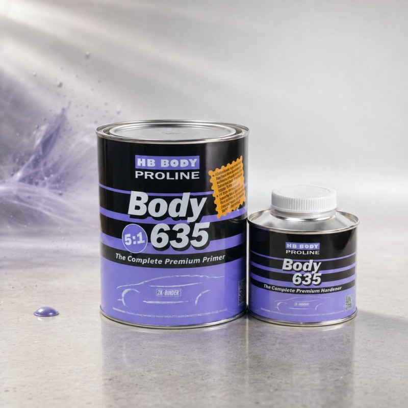 HB BODY Акриловый грунт-наполнитель PROLINE 635 5:1 (0,8л + 0,16л отв.)