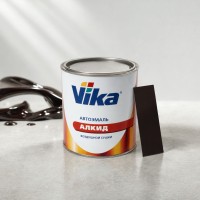 VIKA Эмаль (краска) алкидная воздушной сушки LADA 793 Темно-коричневая 0,9л