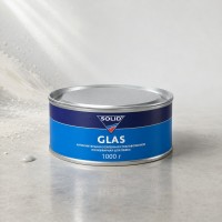 SOLID Наполнительная полиэфирная шпатлевка, усиленная стекловолокном GLASS 1кг