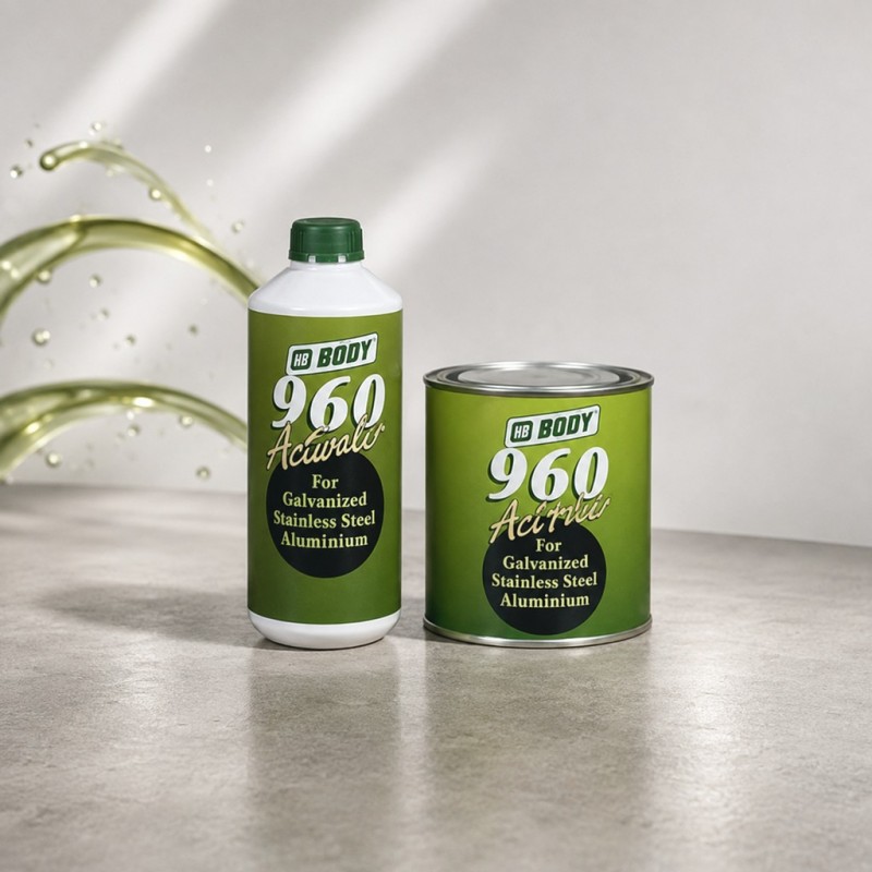 HB BODY Реактивный протравливающий (кислотный) грунт Wash Primer 960 2K 1л+1л ( 2 литра )