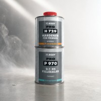 HB BODY Акриловый грунт с адгезией к глянцевой поверхности P 970 1л + 0,5 отв.