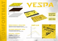 Comfort mat Виброизоляционный материал VESPA, толщина 2.5мм, лист 500х700мм