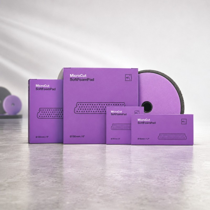 KOCH 9998317 Полировальный круг для абр.паст Soft M2.01, M2.02, P3 126*25mm Фиолетовый