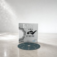KOVAX Круг абразивный шлифовальный Super Buflex DRY Black P3000 на липучке 152 мм, 15 отверстий