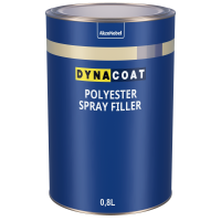 DYNACOAT Шпатлевка отделочная распыляемая (жидкая) Spray Filler, 0.8 л, + 0,02л