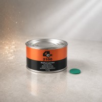 4CR Шпатлевка полиэфирная Fiberglass putty со стекловолокном 1.8кг зеленая