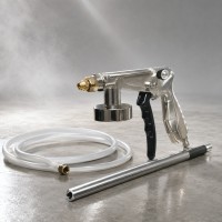Пневмопистолет для гравитекса с регулировкой с двумя шлангами AIR TOOLS AT-1070