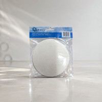 GEKO Круг полировальный фетровый (войлочный), липучка 125mm 10mm