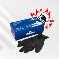 Reoflex Перчатки нитриловые NITRILE GLOVES р-р "XL" 50 пар