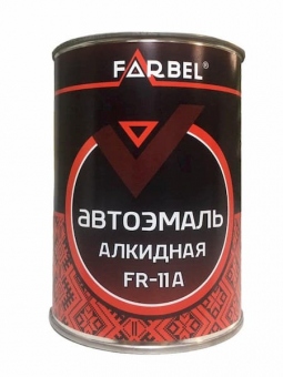 FARBEL Эмаль алкидная черная LA 601 0,8кг