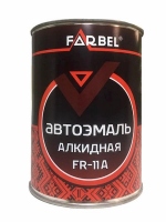 FARBEL Эмаль алкидная серо-серебристая RAL 9006 0,8кг