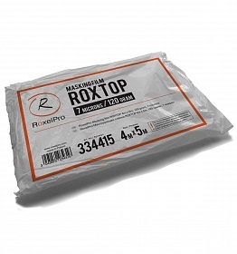 ROXEL PRO Пленка защитная укрывная (маскировочная) ROXTOP 4 x 5м, 7мкм / 334315