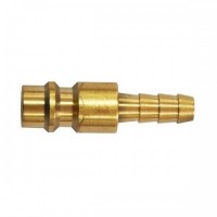 HD Штуцер пневматический для быстроразъема "елочка" 8мм, латунь