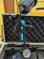 JETA PRO Пистолет окрасочный (краскопульт) JP-5500 HVLP с регулятором в кейсе