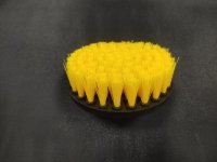 Щетка для чистки салона из прочного нейлона, жесткая, желтая 125 мм