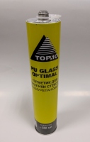 TOP.10 Клей-герметик для вклейки лобовых стекол, черный, туба 310мл