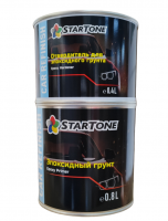 Startone Эпоксидный антикоррозионный грунт Epoxe Primer 2K на 0,8 л + отвердитель 0,4 л, цвет серый  