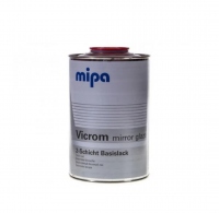 MIPA Эмаль (краска) базовая Vicrom Mirror Glaze (цвет: глянцевый хром (наносится на черную подложку)) 1л