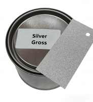 SHELCOLOR Эмаль базовая (краска) Silver Gross 0,5л., крупное серебро