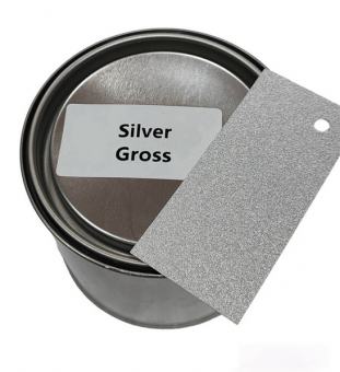 Shelcolor Эмаль базовая 1К 1л. Крупное серебро под лак Silver Gross