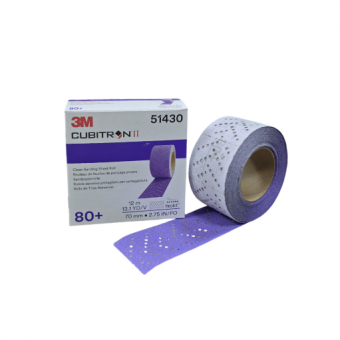 3M™ Абразивная шлифовальная полоска 737U Cubitron™ II Hookit™ Purple+, 70мм, в ассортименте, цена за 1 метр (15 отрывов)