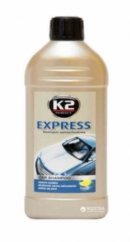 K2 Автошампунь EXPRESS PLUS с воском 0.5 л