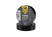 K2  Черная изоляционная лента FLEXER 15mm x 10m (изолента)