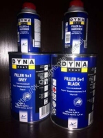 Dyna Coat Filler 5+1 Очень толстослойный и быстро отвердевающий черный