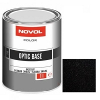 NOVOL Эмаль (краска) базовая LADA 651 Черный трюфель, Optic Base 1.0л